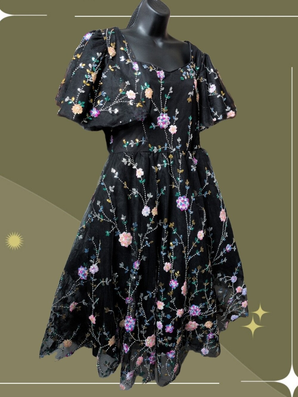 ✨ JessaKae Shimmer Dress size L